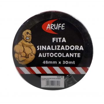 FITA SINALIZADORA 30 MTS VERM. / BR. AUTOC. (ROLO) / 0229.097