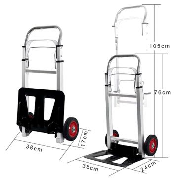 CARRO MANUAL TRANSPORTE DOBRAVEL 90KG / 0207.20