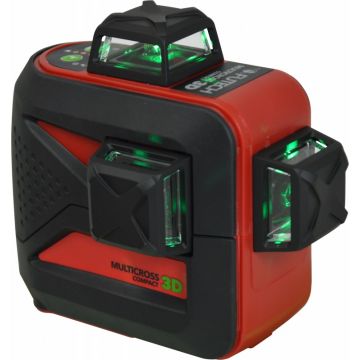 NIVEL LASER MULTICROSS 3D COMPACT GREEN - 0759.81