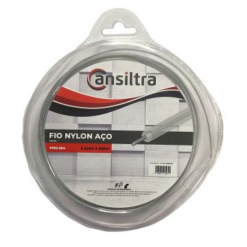 FIO NYLON CEIFEIRA ACO REDONDO 2.4MMX50MTS - 0190.584