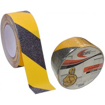 FITA COLA ANTI-DERRAPANTE 50MM X 5MT AMAR/ PRETO ARUFE / 0229.210